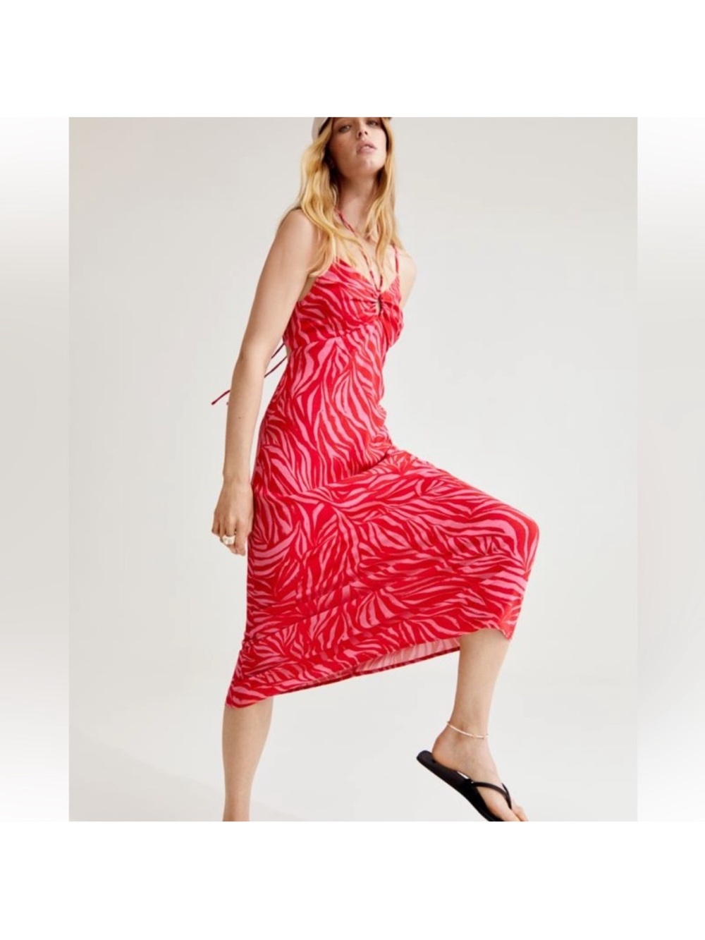 H&M Pink Maxi Dress - Sz M